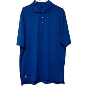 Men's PING Sensorcool Blue Performance Polo Golf Stretch Shirt Size XL EUC #7661